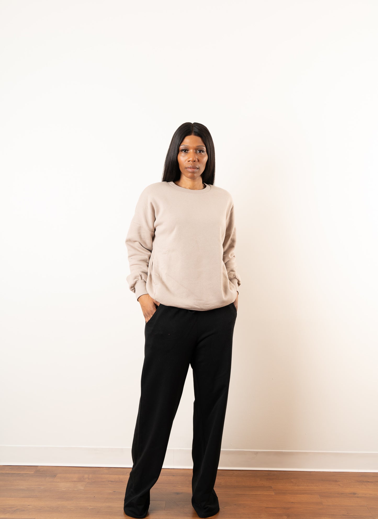 Wide Leg French Terry Sweatpants
