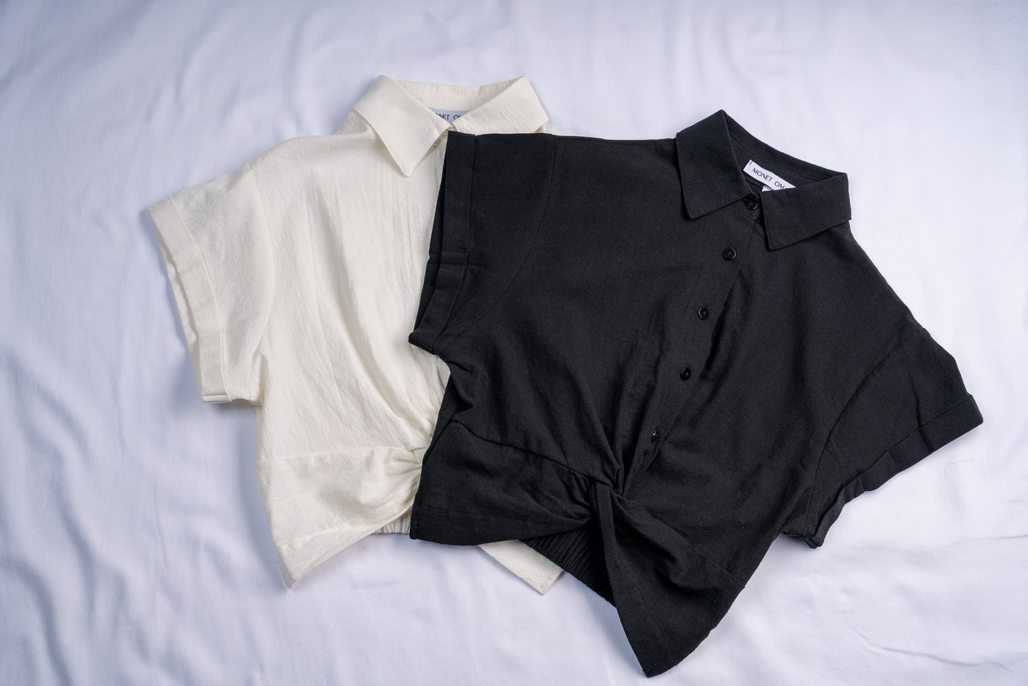 Cropped Twist Front Top