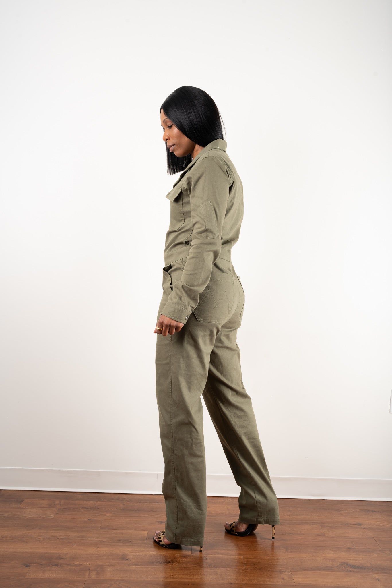 Cotton Utility Jumpsuit