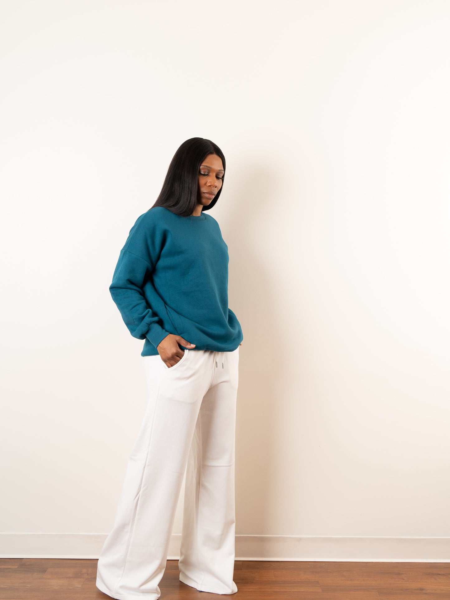 Wide Leg  French Terry Sweatpants